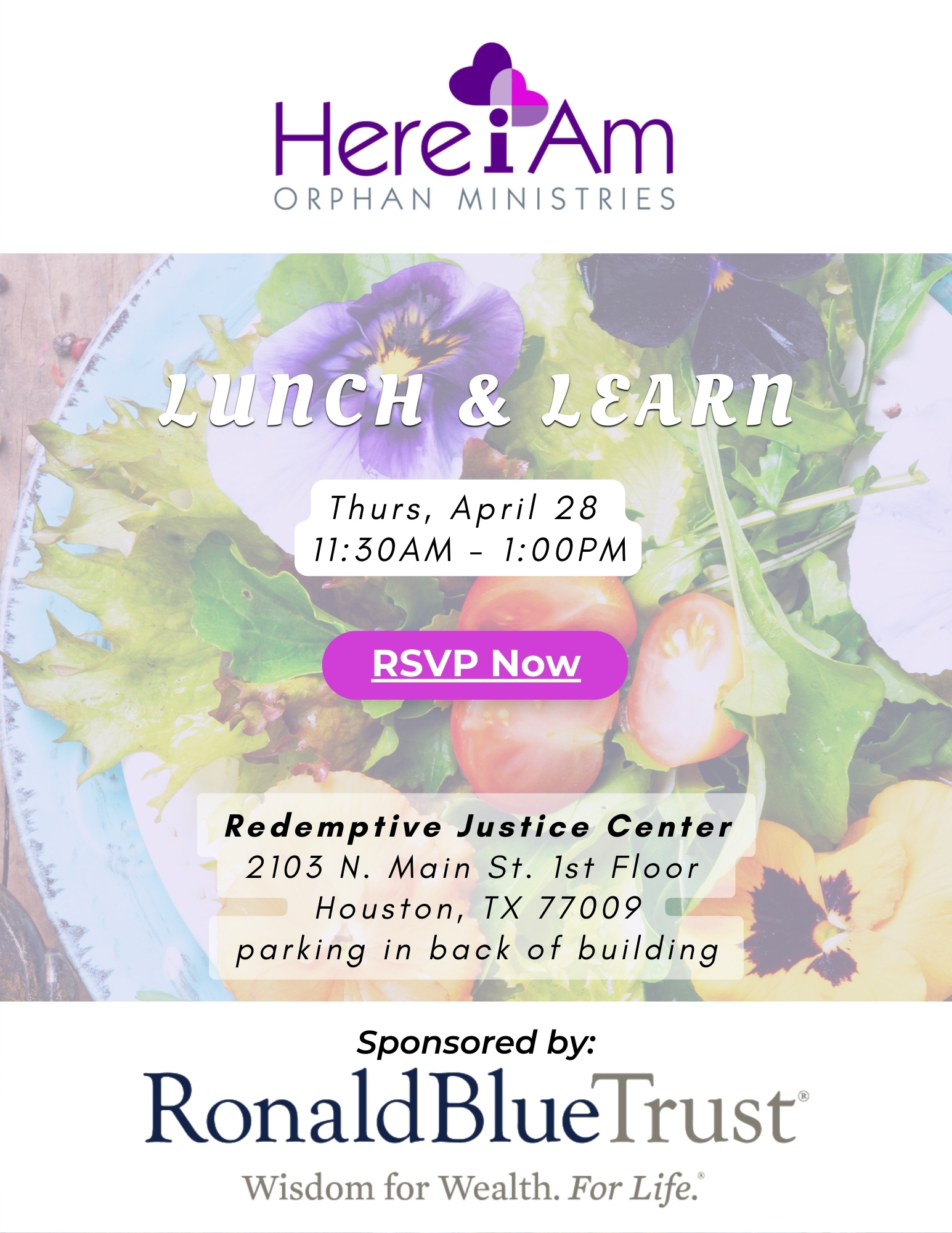 Lunch and Learn April 28